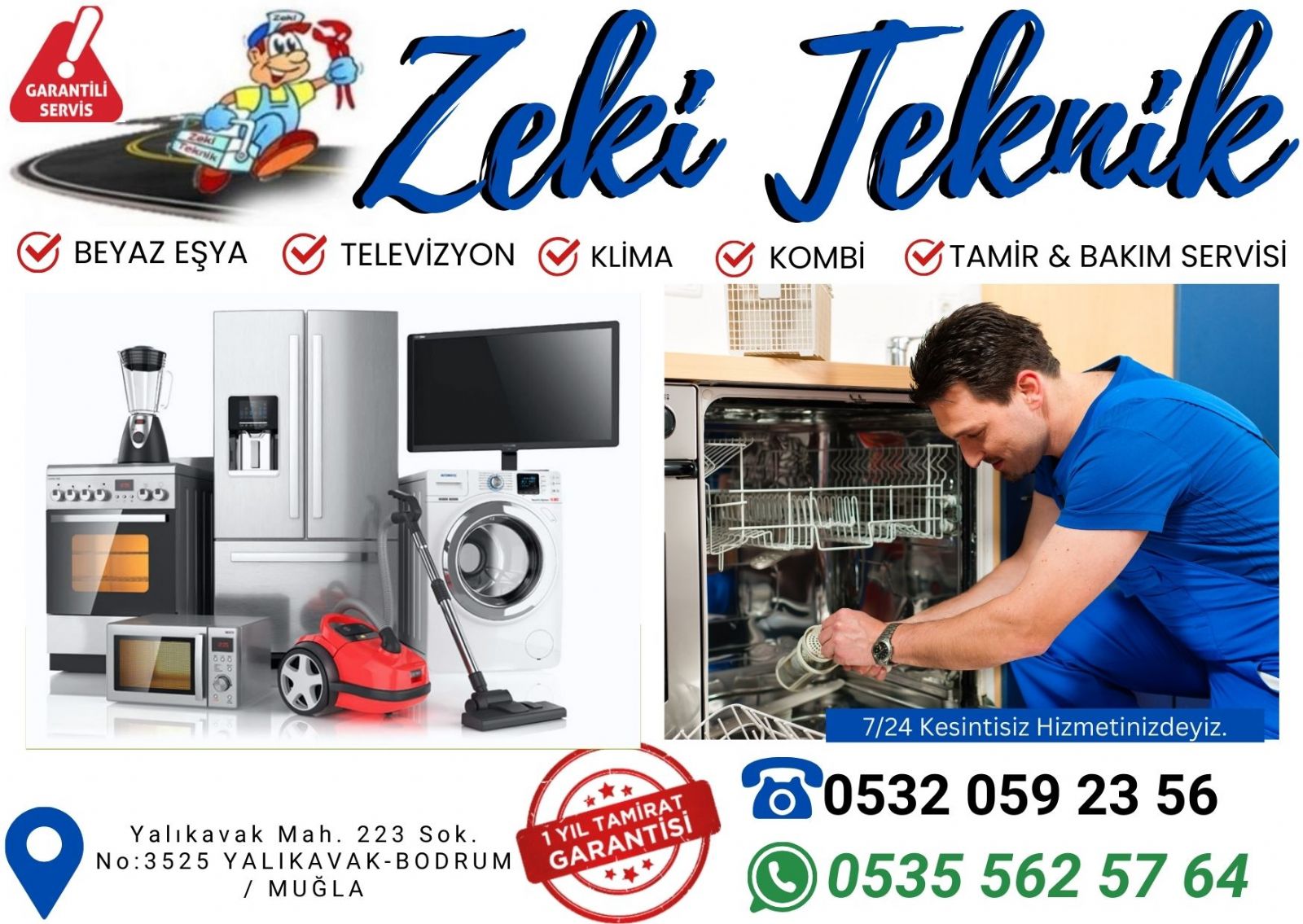 Yalıkavak Beyaz Eşya Servisi